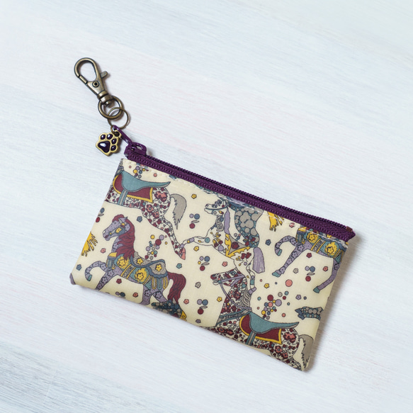 キーポーチ My Little Pace（マイ・リトル・ペース）　リバティラミネート生地 9枚目の画像