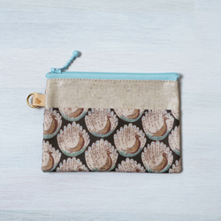 カードポーチ　 リバティ Peacocks of Grantham Hall 2枚目の画像