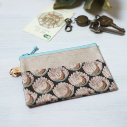 カードポーチ　 リバティ Peacocks of Grantham Hall 1枚目の画像