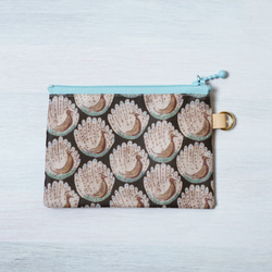 カードポーチ　 リバティ Peacocks of Grantham Hall 3枚目の画像