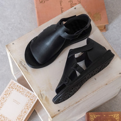 【在庫限り30％OFF】カバードサンダル フラットサンダル(QUEST) 靴 日本製 【納期5日以内発送】 7枚目の画像