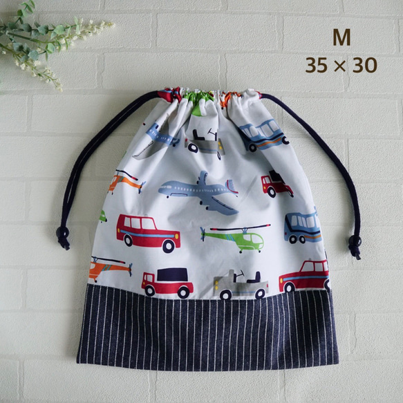 Sale【M 35×30】巾着袋・体操服入れ・お着替え袋・体育着袋