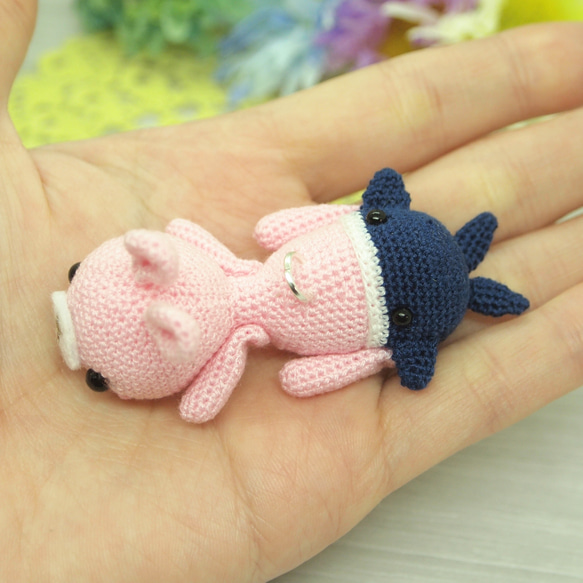 【訂做】鯨魚 Kigurumi 褲子 Amigurumi 肩帶【選擇動物】 第5張的照片