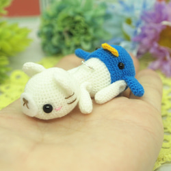 【訂做】企鵝 Kigurumi 褲子 Amigurumi 肩帶【選擇動物】 第4張的照片