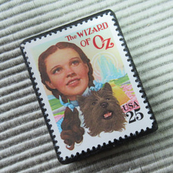 アメリカ　切手ブローチ 3779 2枚目の画像