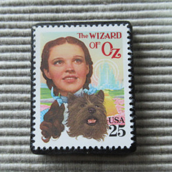 アメリカ　切手ブローチ 3779 1枚目の画像