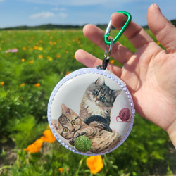 406 ポーチ （肉球-ベージュ） ねこ　ハンドメイド　ラミネート　ポーチ ☆肉球ポーチ☆ – J&Kanimals