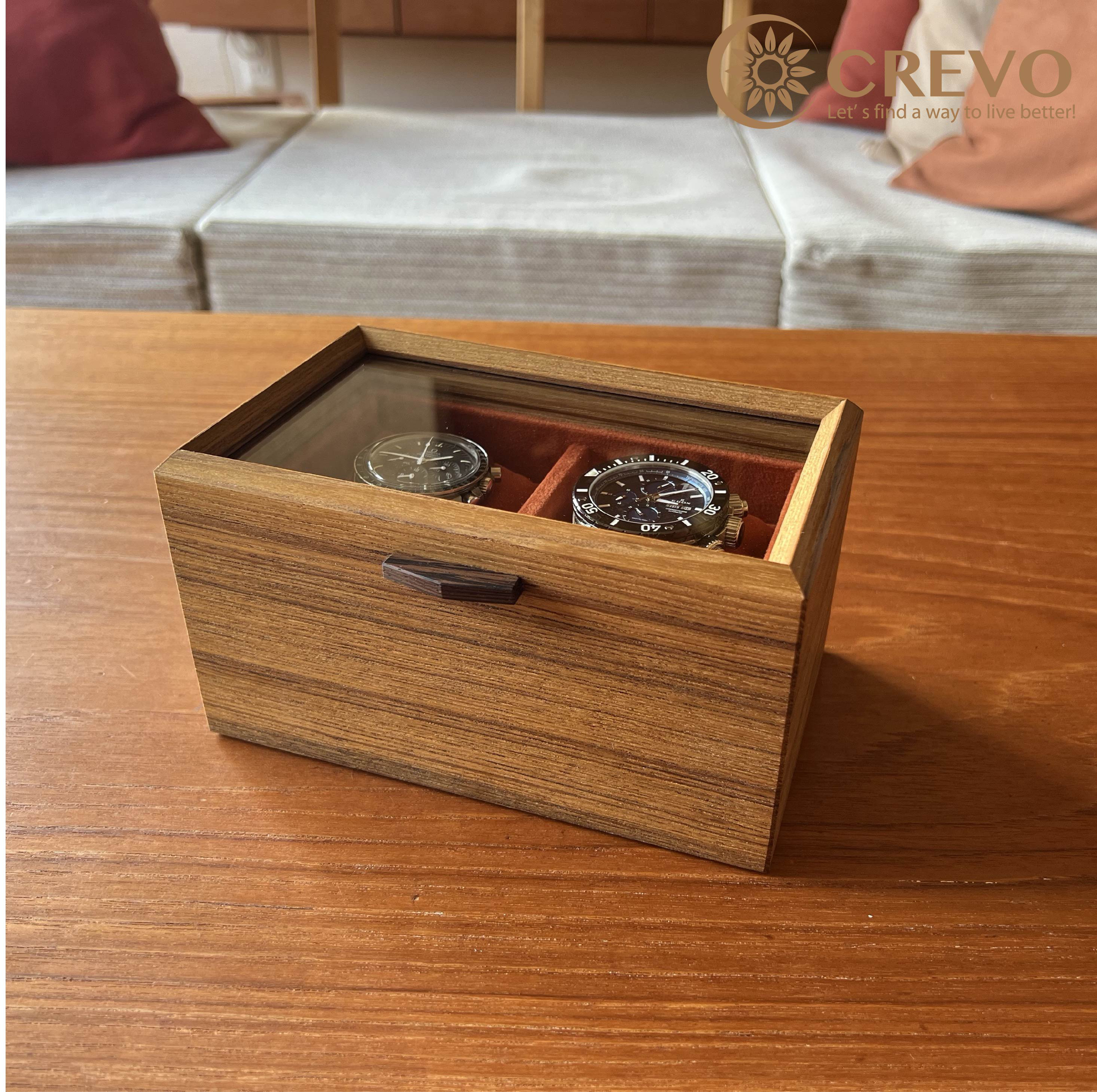 アクセサリーボックス　ウォールナット　レザー加工 アクセサリーボックス ウォールナット レザー加工 【公式通販】