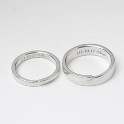 【刻字】擁抱 | 情侶對戒 純銀戒指 925純銀 客製化 手工銀飾 情人禮物 第13張的照片