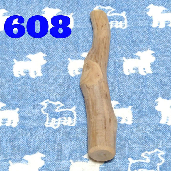 608.犬のおもちゃ犬用、歯固め、かじり木、あまがみ対策、梨の木、超小型犬向き 1枚目の画像