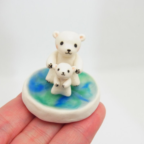 しろくまくん親子 入園グッズ オーダー かわいい シロクマ グッズ 雑貨