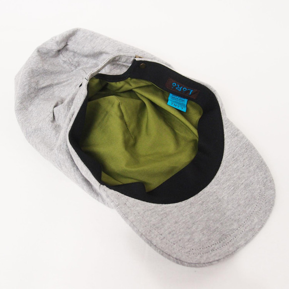 ワークピッコロ・スムース/フリーサイズ 2カラー UV対策 たためる帽子 風に飛ばない帽子 6枚目の画像
