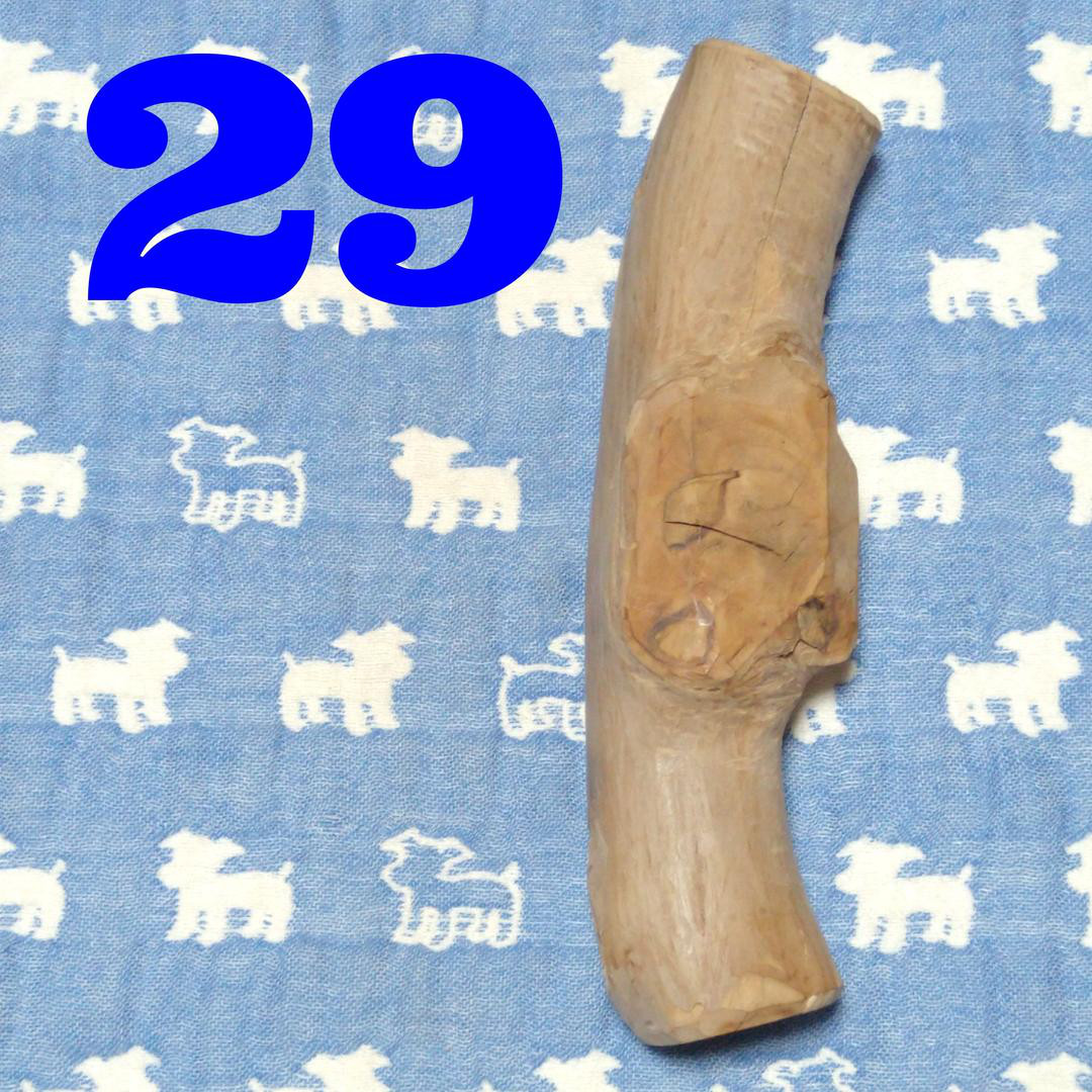 29.犬のおもちゃ犬用、歯固め梨の木、あまがみ期、小さめ大型犬お試し向き