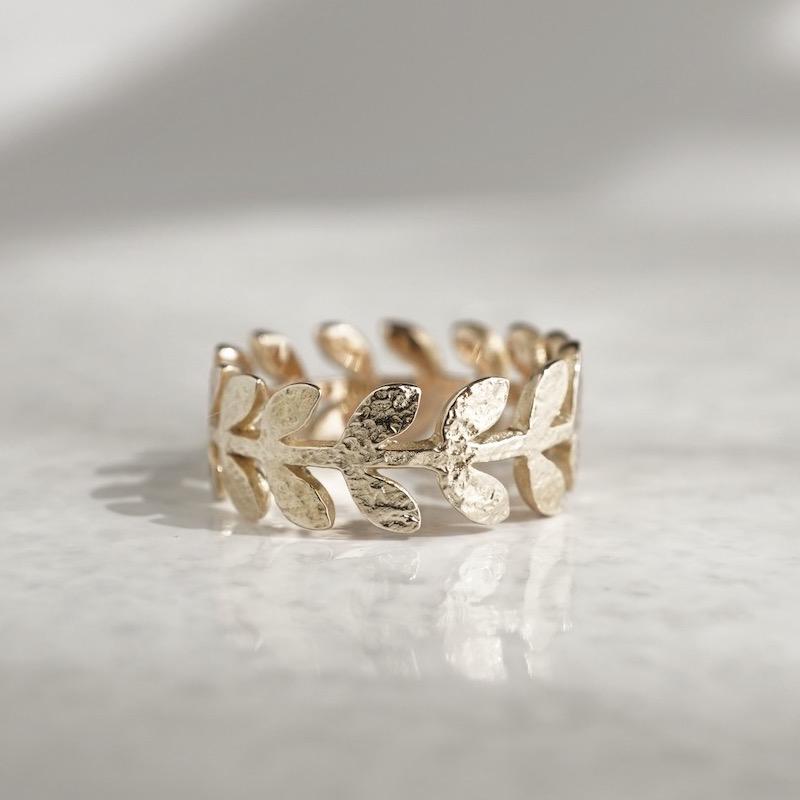 Laurel leaf ring [R004K10]