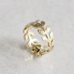 Laurel leaf ring [R004SV] 7枚目の画像