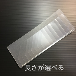カードがスッキリ入る  長財布用 カードケース　インナーカードケース　見やすい　たっぷり入る 2枚目の画像
