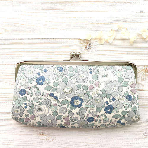 ふはち様　がま口長財布　アレキサンダーヘンリー生地使用 帆布＊選べる ダブルがま口長財布 親子がま口長財布 リバティプリント