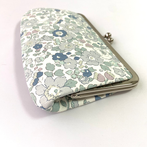 帆布＊選べる ダブルがま口長財布 親子がま口長財布 リバティプリント