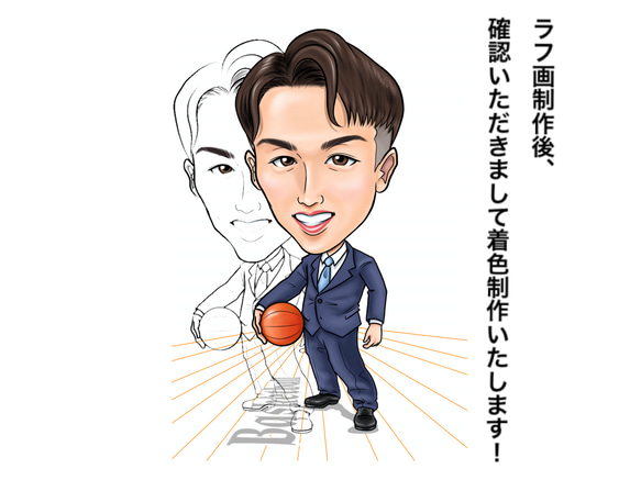 だいちゃん 似顔絵ギフト制作 Amazon.co.jp: 古希 喜寿 祝い 似顔絵 1〜2人 プレセント 豪華和