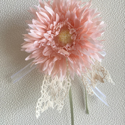 オムツケーキ アレンジ　mini pink 出産祝い　マグネット付き　 3枚目の画像