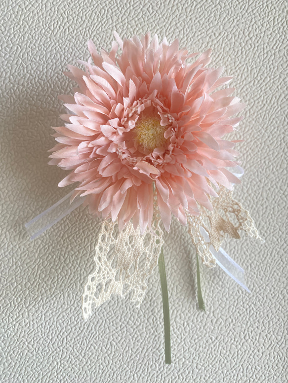 オムツケーキ アレンジ　mini pink 出産祝い　マグネット付き　 3枚目の画像