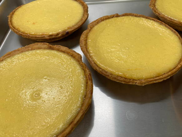 濃厚レモンチーズケーキパイ♪ 18㎝ホールサイズ　冷凍でお届け 4枚目の画像