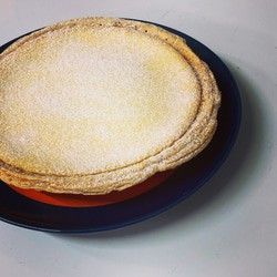 濃厚レモンチーズケーキパイ♪ 18㎝ホールサイズ　冷凍でお届け 1枚目の画像