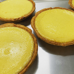 濃厚レモンチーズケーキパイ♪ 18㎝ホールサイズ　冷凍でお届け 2枚目の画像