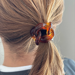 閃亮玳瑁色髮帶 第6張的照片