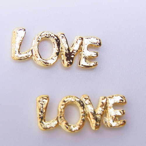 ▶︎ネイルパーツ/LOVE  ゴールド/P-45 ▶︎ネイルパーツ/LOVE ゴールド/P-45 （ゴテゴテゴテゴテ