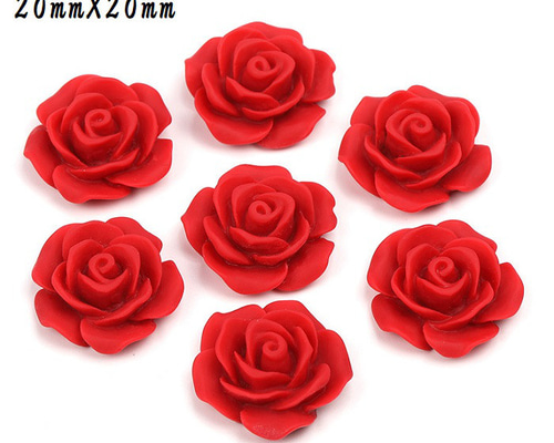 Y様ご確認用＊フォロワー割有り★デコパージュ＊ハンドメイド＊薔薇小物入れ 薔薇のデコパーツパック（6p） | Dua-アクセサリーパーツショップ