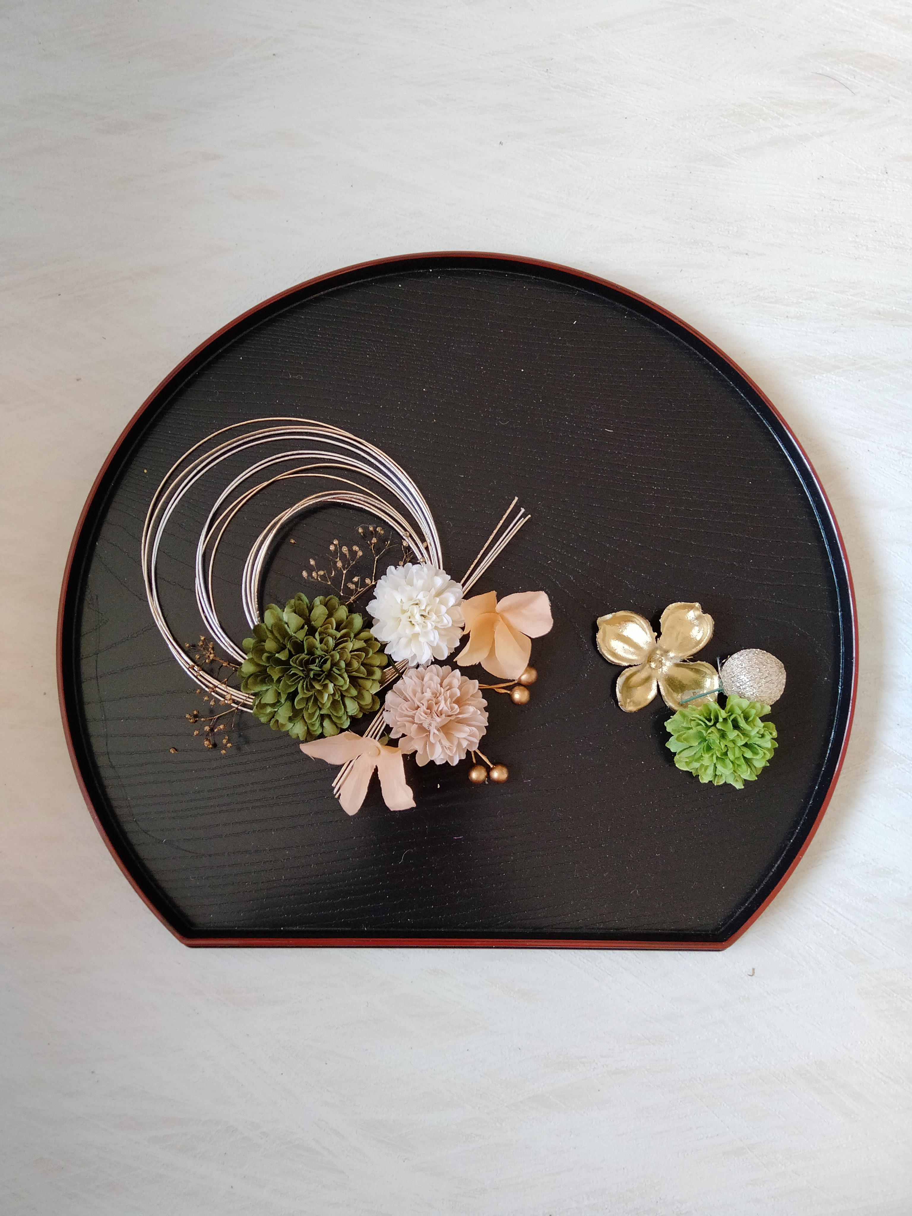 水引き　水引アレンジ　ドライフラワー　小ぶりな髪飾り　七五三髪飾り　成人式髪飾り　卒業式髪飾り　振袖　袴 4,472円