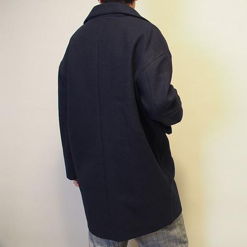 冬支度！特別価格・5日以内発送】2wayで着られるケープコート(ネイビー