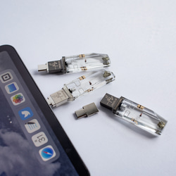 鉱石メモリ(64,128GB) ore USB memory stick 「鉱石」に記録する謎のUSBメモリ 8枚目の画像