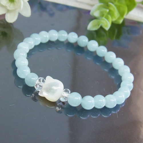 【アクアマリン】青の光に包まれる 幸福と癒しの天然石 ブレスレット img_4f50ab9b0151482c2404440c10