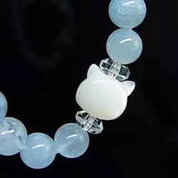 高品質 宝石質 アクアマリン ラグジュアリー ブレスレット 葉っぱリーフモチーフ aquamarine-hq0805is01-1-