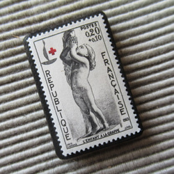 法國郵票胸針3848 第2張的照片
