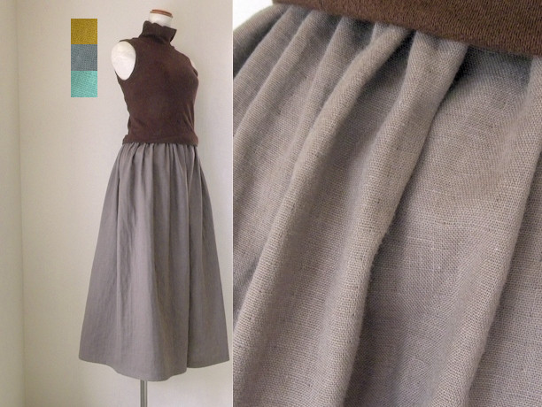 【4色展開】ダブルガーゼのガウチョパンツ 5,920円