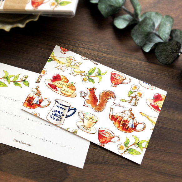 留言卡「奶茶」《8張》｜留言卡茶 第3張的照片