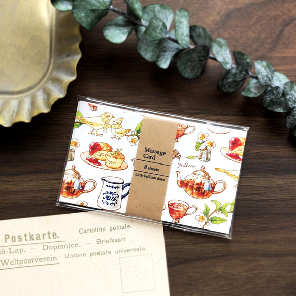 留言卡「奶茶」《8張》｜留言卡茶 第1張的照片