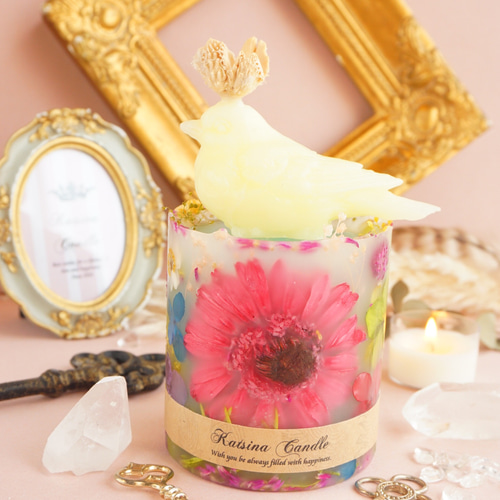 ガーベラのお花キャンドル キャンドル・キャンドルホルダー