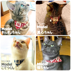時尚的日語和漢字！半訂購頭巾*貓項圈 第4張的照片