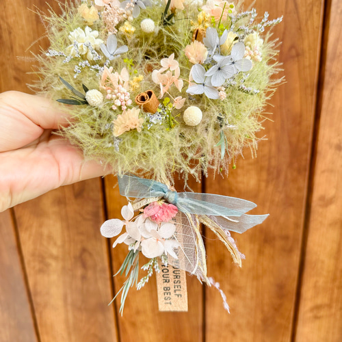 SALE】さわやかミニリース ポポラスベリー スモークツリー