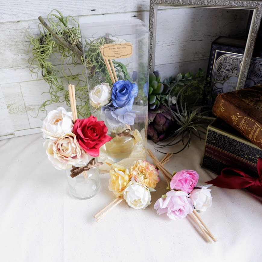 花×香り】アロマディフューザー ＊フラワーディフューザー