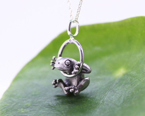 Silver925 カエルペンダント(シトリン) fdcae7fc5dcff3fcbeeb1fb1d22c1e