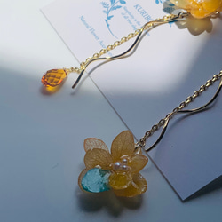 秋季新品：桂花色耳環 第4張的照片