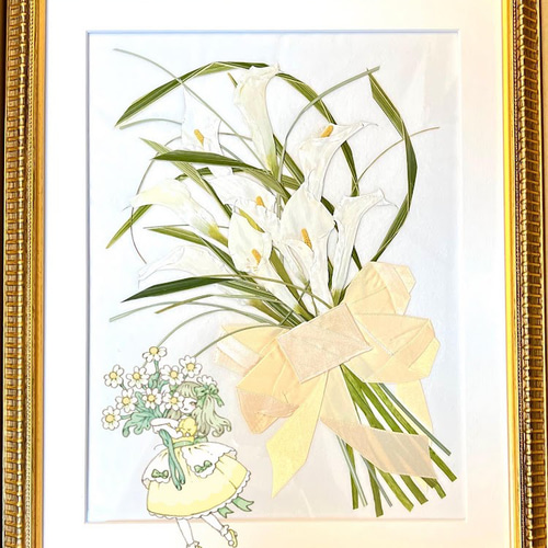 あの時の感動そのままに、ブーケを押し花額に残しませんか？幸せの