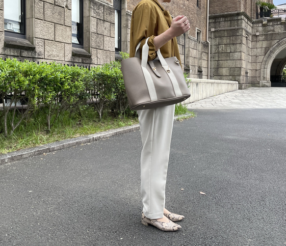 A4対応 レディース トートバッグ 2way 19枚目の画像
