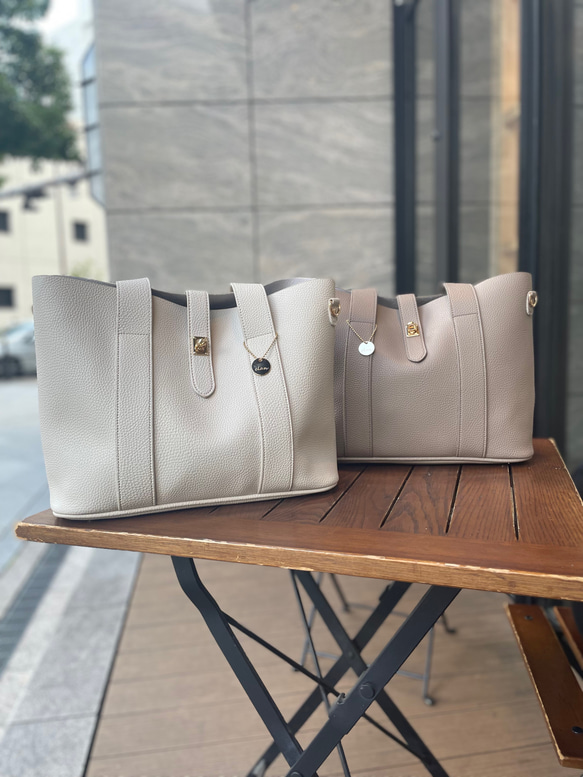 A4対応 レディース トートバッグ 2way 18枚目の画像
