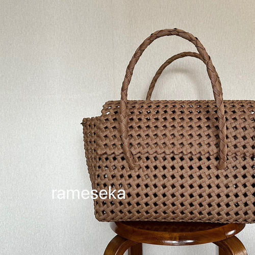 美品★蓋付きかごバッグ 匿名配送 65a8fb93ede150e356e1faa076f590